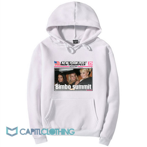 Lindsay Lohan Britney Spears Paris Hilton Bimbo Summit Hoodie