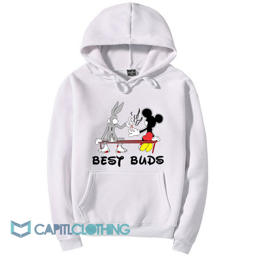 Mickey and Bugs Bunny Best Buds Hoodie