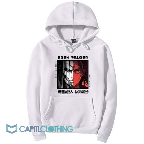 Attack On Titan Eren Yeager Founding Titan Hoodie