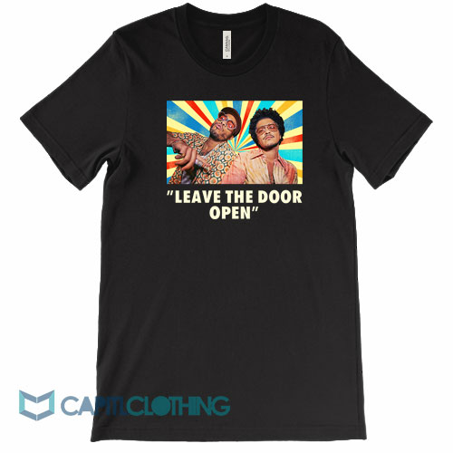 Bruno-Mars-Silk-Sonic-Leave-The-Door-Open-Tee