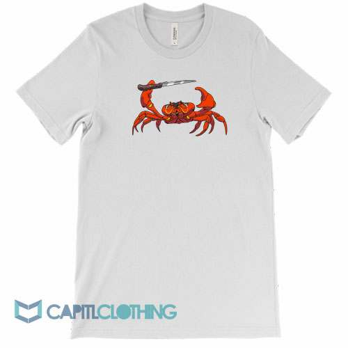 Crab-With-Knife-Tee