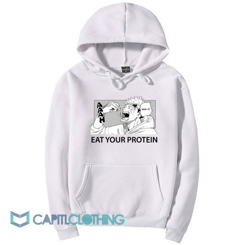 Jujutsu Kaisen Eat Your Protein Hoodie