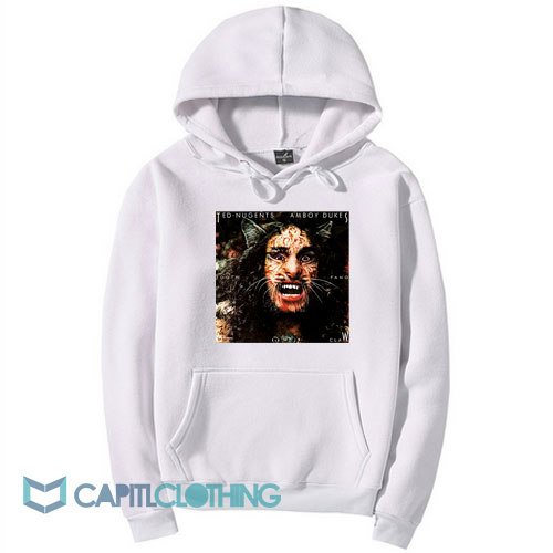 Dazed Confused Ted Nugent Tooth Fang Claw Hoodie