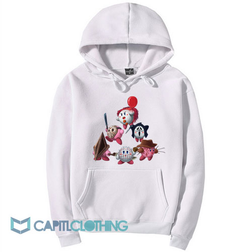 Kirby Horror Characters Movie Killers Hoodie