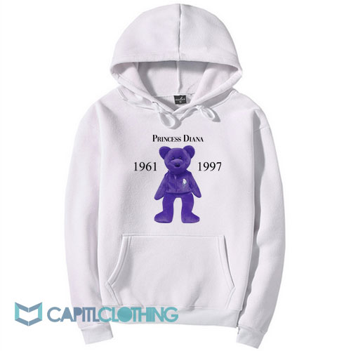 Princess Diana Teddy Bear Hoodie