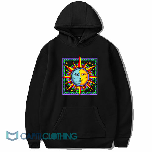 Sun Moon Stars Celestial Mad Engine Hoodie