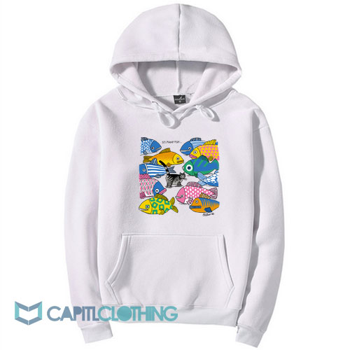 B Kliban Cat So Many Fish So Little Hoodie