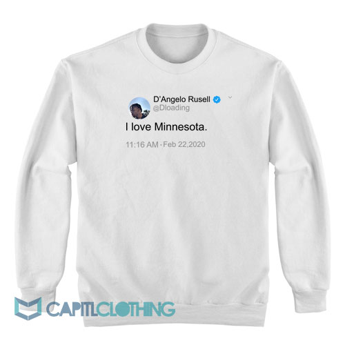 D’Angelo-Russell-Tweet-I-Love-Minnesota-Sweatshirt1