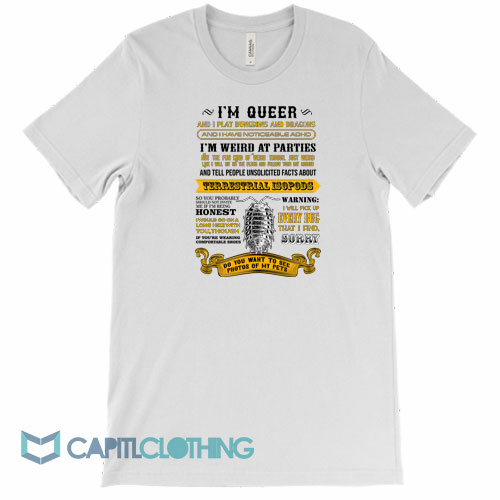 I'm-Queer-And-I-Play-Dungeon-Cockroach-Tee