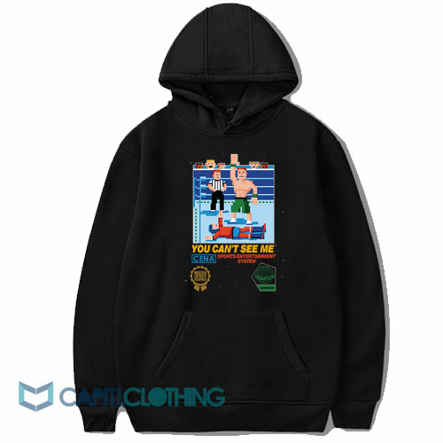 John Cena 8 Bit Can’t You See Me Hoodie