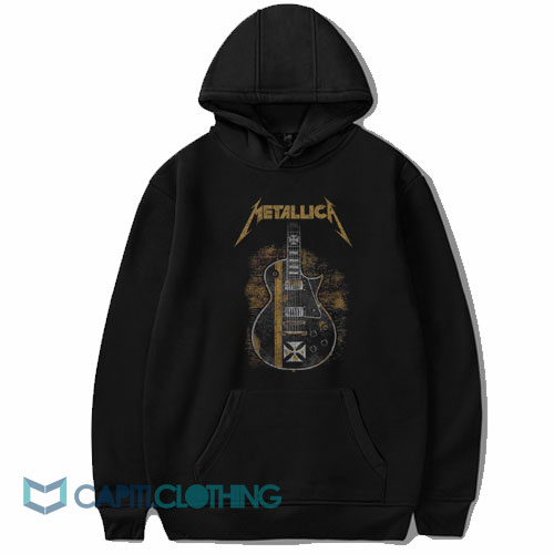 Metallica Hetfield Cross Guitar Hoodie