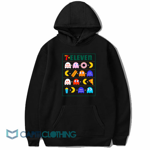 Pac Man 7 eleven Hoodie