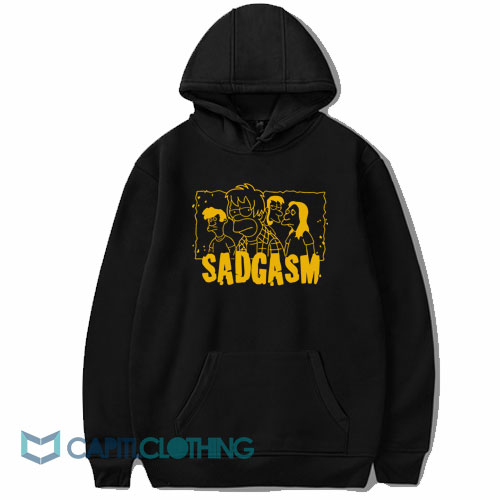 Simpsons Sadgasm Bart Family Hoodie