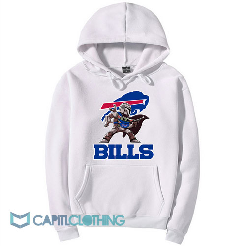 The Mandalorian and Baby Yoda Buffalo Bills Hoodie