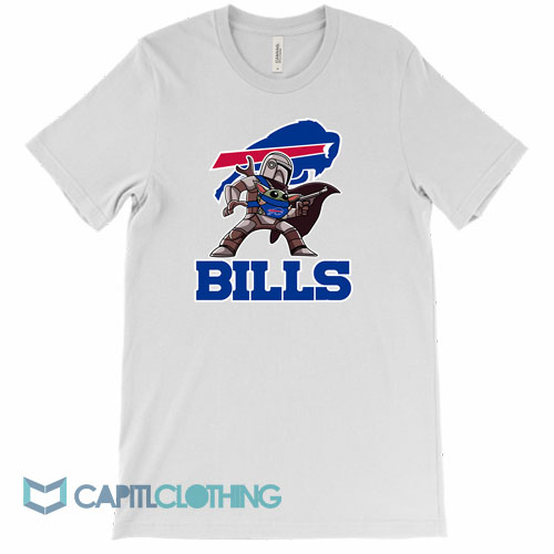 The-Mandalorian-and-Baby-Yoda-Buffalo-Bills-Tee