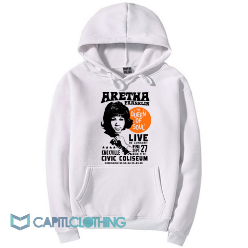 Aretha Franklin Queen Of Soul Hoodie