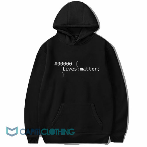 Black Lives Matter Code Hoodie