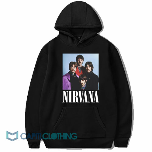 Nirvana The Beatles Parody Hoodie