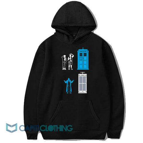 Doctor Who Bill And Ted Not My Time Machine Hoodie