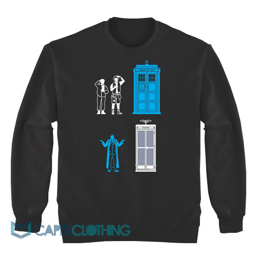 Doctor-Who-Bill-And-Ted-Not-My-Time-Machine-Sweatshirt1