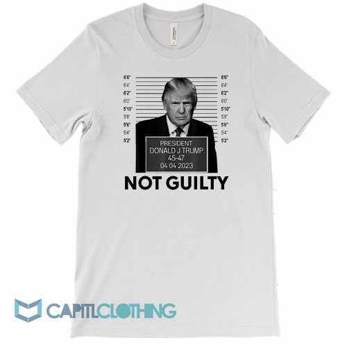 Donald Trump Mugshot No Guilty Tee