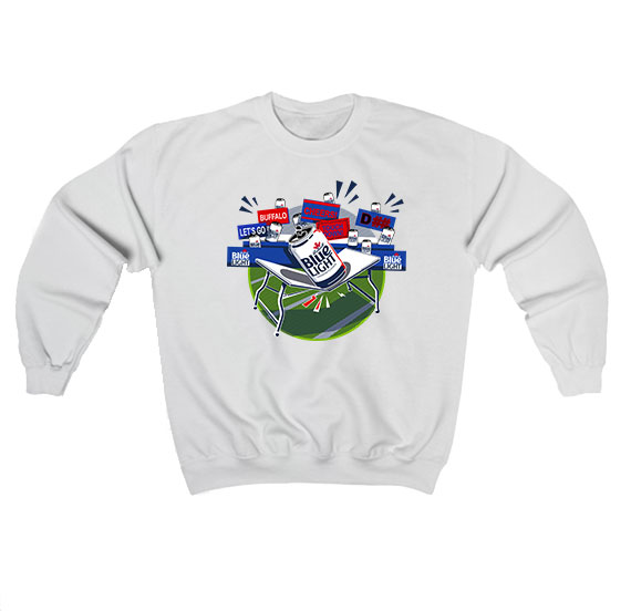 Buffalo Bills Labatt Blue Light Beer Mafia Sweatshirt