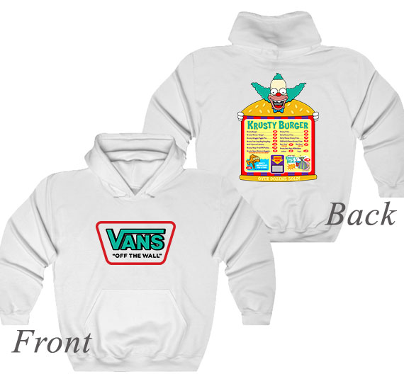 Burger Menu Krusty Burger Hoodie