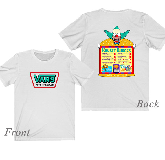 Burger Menu Krusty Burger Tee