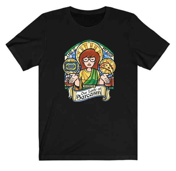 Daria Our Lady Of Sarcasm Tee