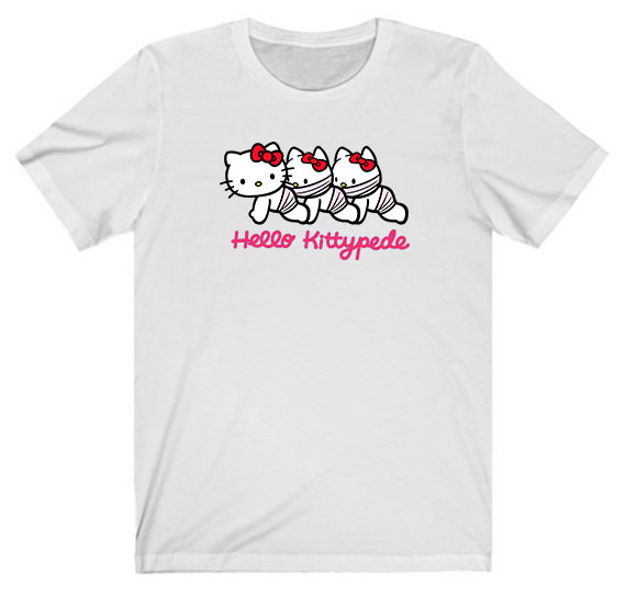 Hello Kitty Human Centipede Tee