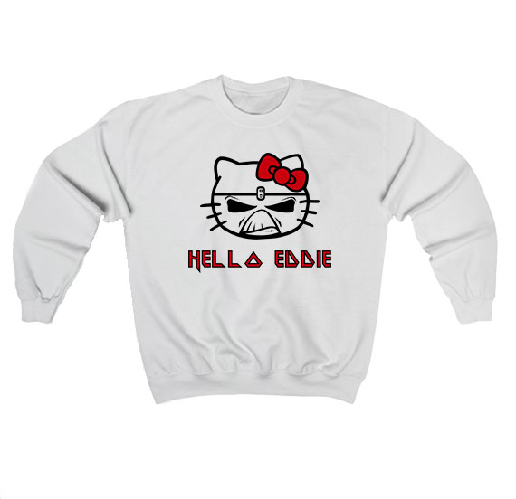 Hello Kitty Iron Maiden Heavy Metal Sweatshirt