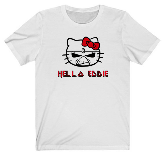 Hello Kitty Iron Maiden Heavy Metal Tee