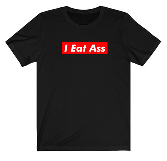 I Eat Ass Box Logo Tee