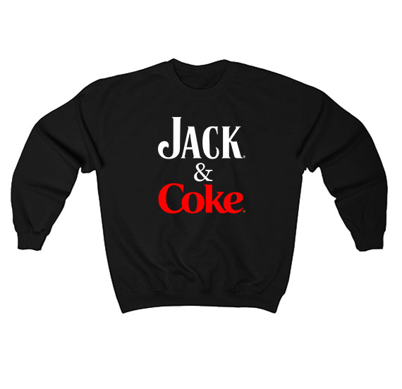 Jack Daniel and Coca Cola Sweatshirt