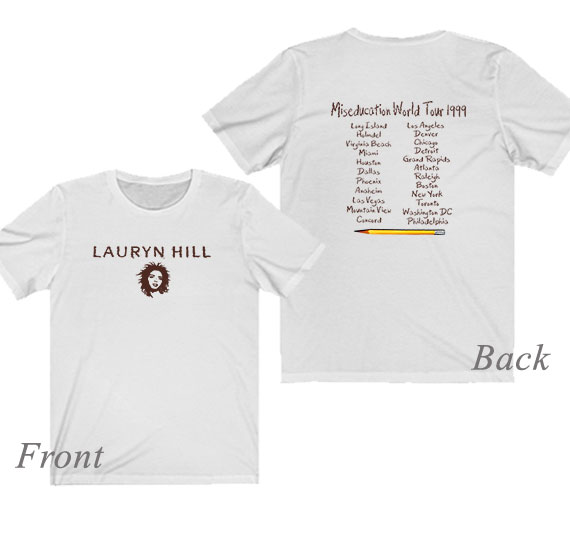 Lauryn Hill Miseducation World Tour 1999 Tee