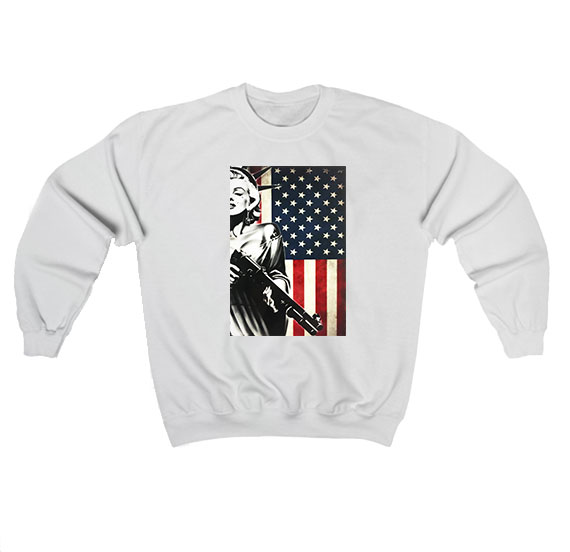 Marilyn Monroe Liberty Gangster Sweatshirt