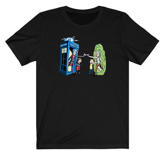 Rick And Morty Doctor Who Tee