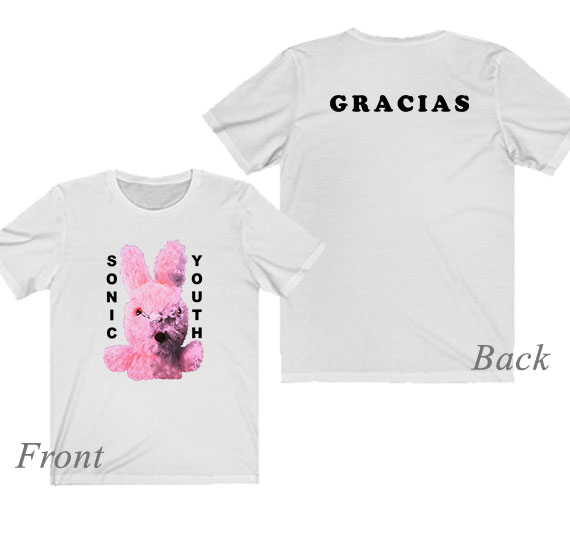 Sonic Youth Dirty Bunny Gracias Tee