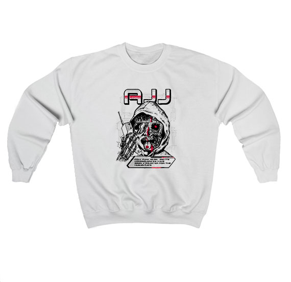 Ajj Uni Folk Punk Music Sweatshirt