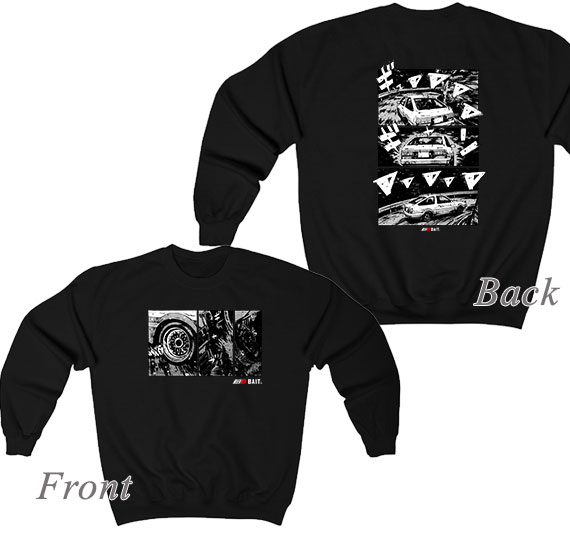 Bait x Initial D How To Drift Sweatshirt