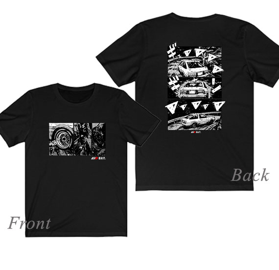 Bait x Initial D How To Drift Tee