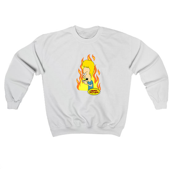 Beavis and Butt-Head Fire Sweatshirt