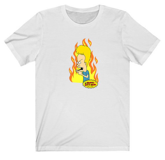 Beavis and Butt-Head Fire Tee