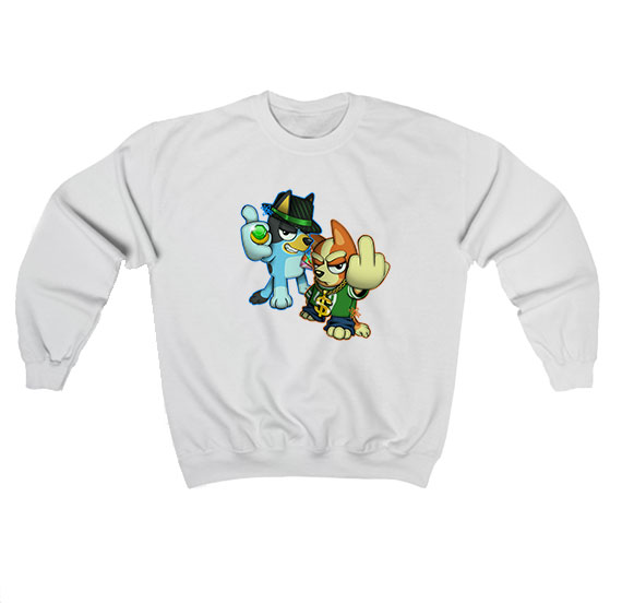 Bingo and Bluey Gangster Sweatshirt